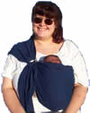 Sophie, 2 weeks old, in my sling