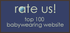 rate us! top 100 babywearing website