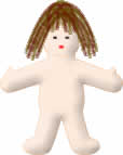 Simple cloth doll