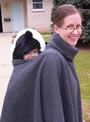 Sarah's babywearing poncho