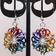 Earrings: Celtic Rose